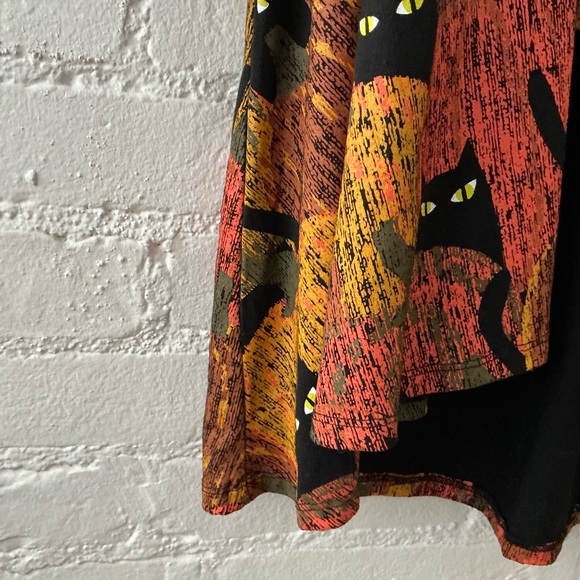 A Walk In The Park Black Cat Theme Open Cardigan 2X Art to Wear Layers Boho Rare - Picture 2 of 8